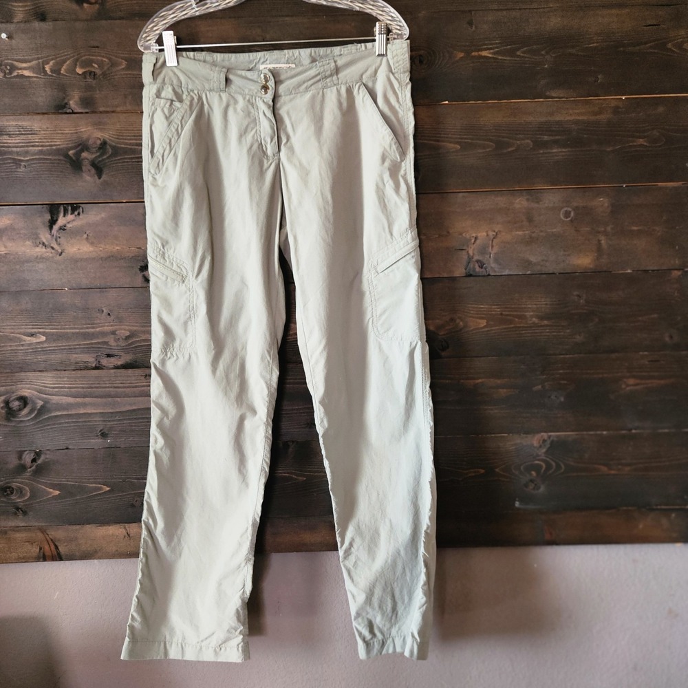 Exofficio Women's size 6 Hiking Outdoor Gorpcore 100% Nylon 33x30" Gray Green